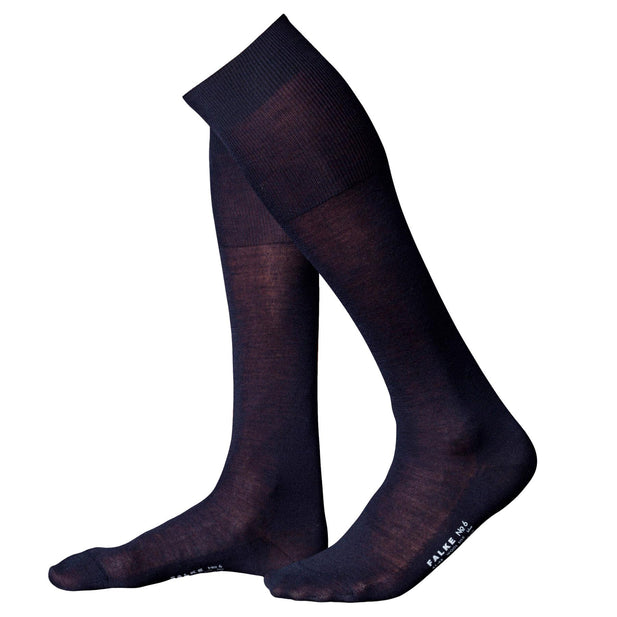 No 6 Merino Wool & Silk Knee High Socks - Men's