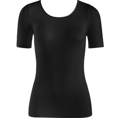 Cotton Seamless Short Sleeve Round Neck Shirt - Women's
