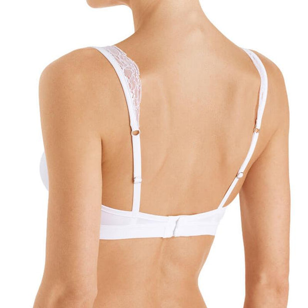 Cotton Lace Soft Cup Bra - Women's