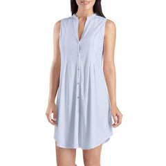 Cotton Deluxe Sleeveless Nightdress - Women's-Outlet