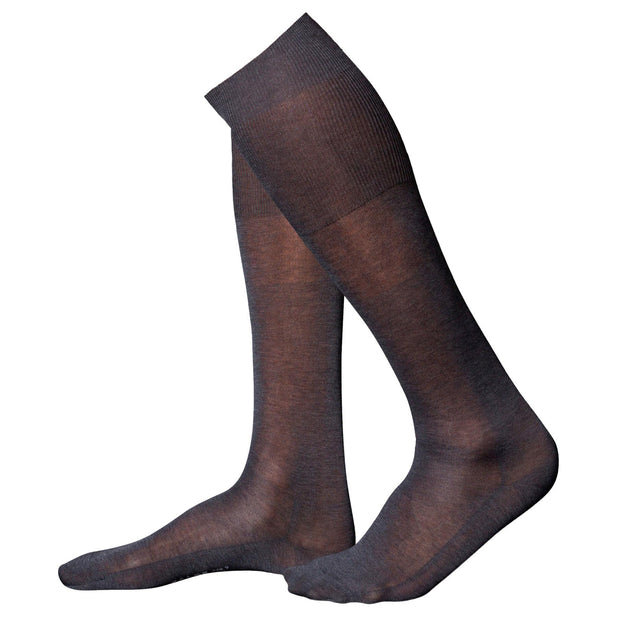No 9 Egyptian Cotton Knee High Socks - Men's