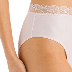 Cotton Lace Maxi Briefs - Women's