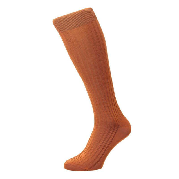 Danvers Cotton Lisle Knee High Socks - Men's