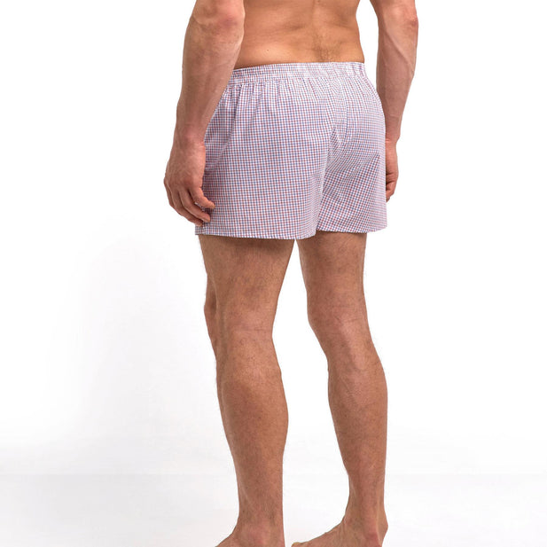Pure Cotton Woven Boxers - Men's
