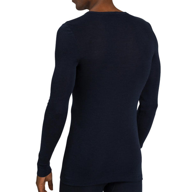Woolen Silk Long Sleeve T-Shirt - Men's