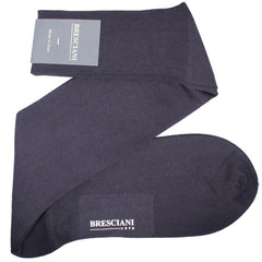 Sea Island Cotton Knee High Socks - Men's
