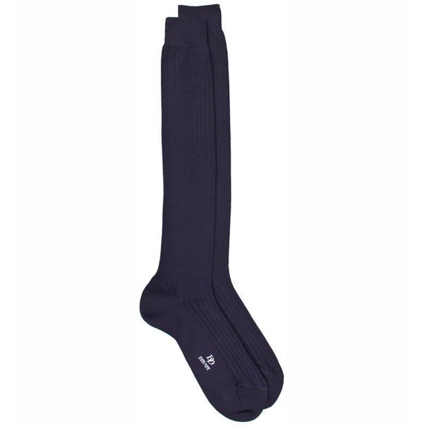 Laine (Merino Wool) Wide Ribbed Knee High Socks - Men's
