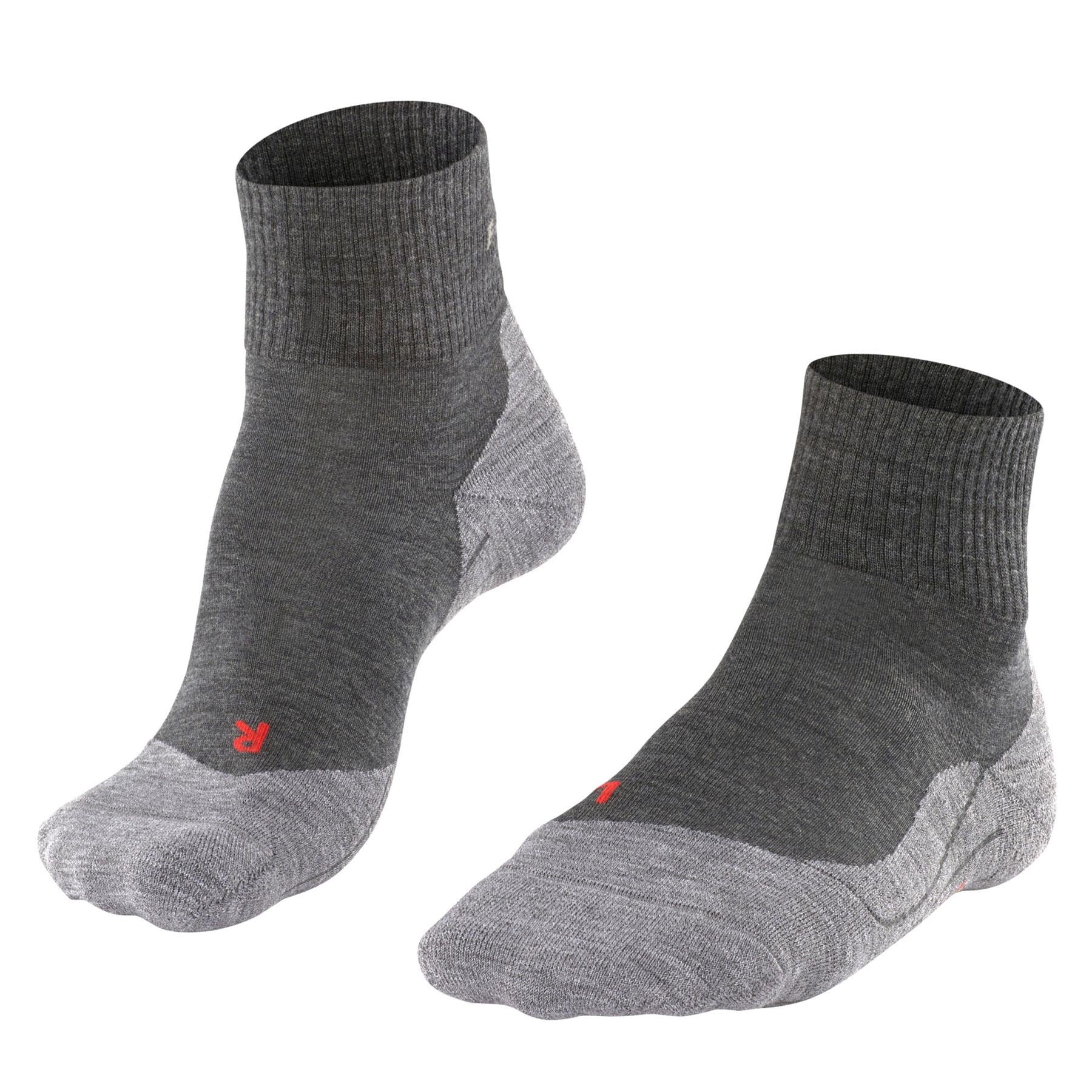 Falke City Soft Wool-blend Socks In Linen Melange