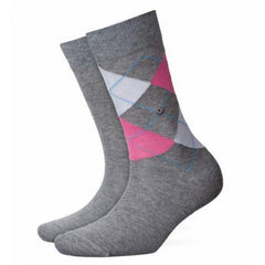 Everyday 2 Pack Argyle & Plain Socks - Women's