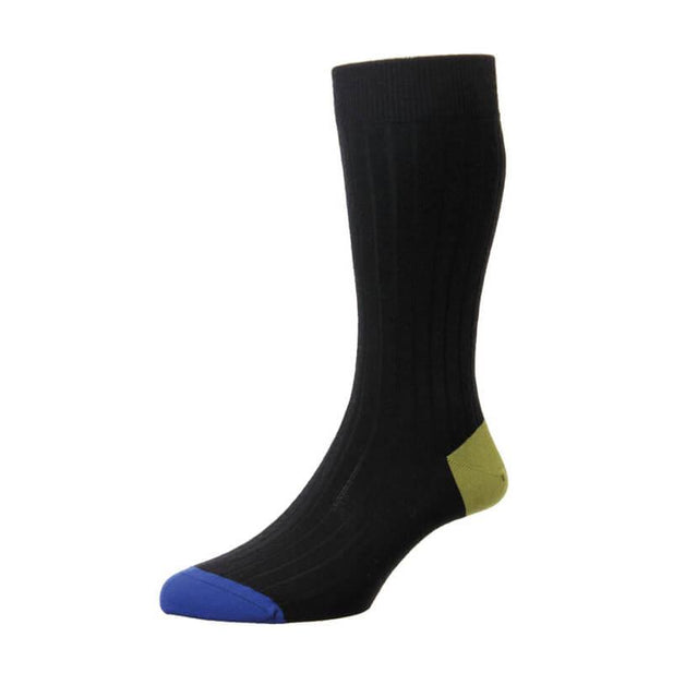 Stratford Merino Wool Heel & Toe Socks - Men's