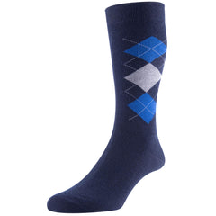 Locke Merino Wool Argyle Socks - Men's