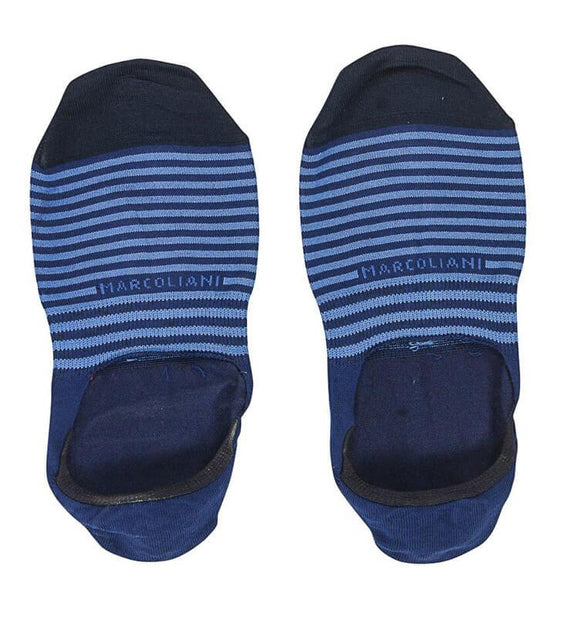 Invisible Touch Pima Cotton Striped Socks - Men's