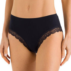 Cotton Lace Midi Briefs - Women's-Outlet