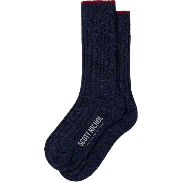 Blair Wool Cable Knit Socks - Men's