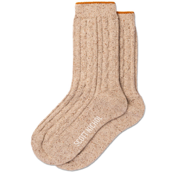 Blair Wool Cable Knit Socks - Women's