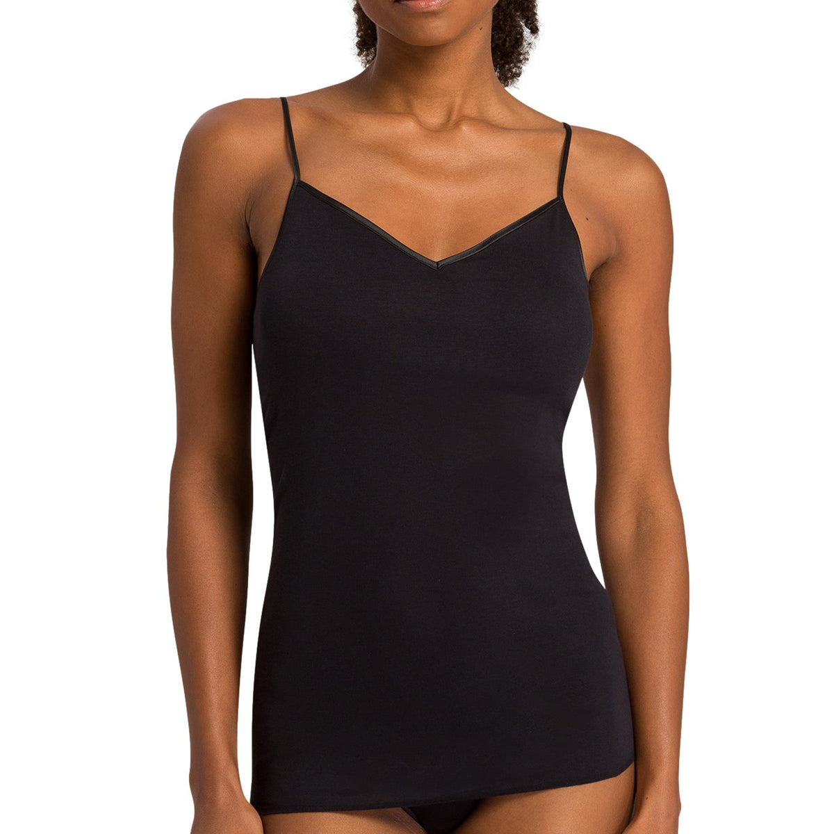 Cotton Seamless Padded Spaghetti Top - Women's