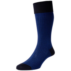 Fabian Herringbone Fil D'Ecosse Socks - Men's