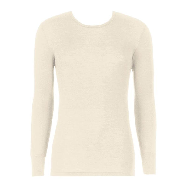 Woolen Silk Long Sleeve T-Shirt - Men's