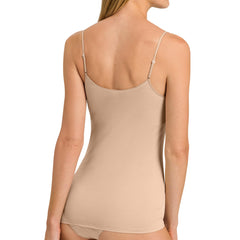 Cotton Seamless Padded Spaghetti Top - Women's