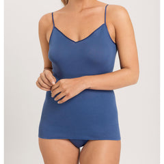 Cotton Seamless Spaghetti Top - Women's