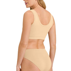 Touch Feeling Padded Crop Top - Women's