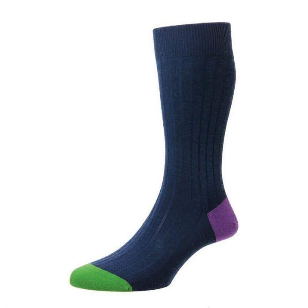 Stratford Merino Wool Heel & Toe Socks - Men's