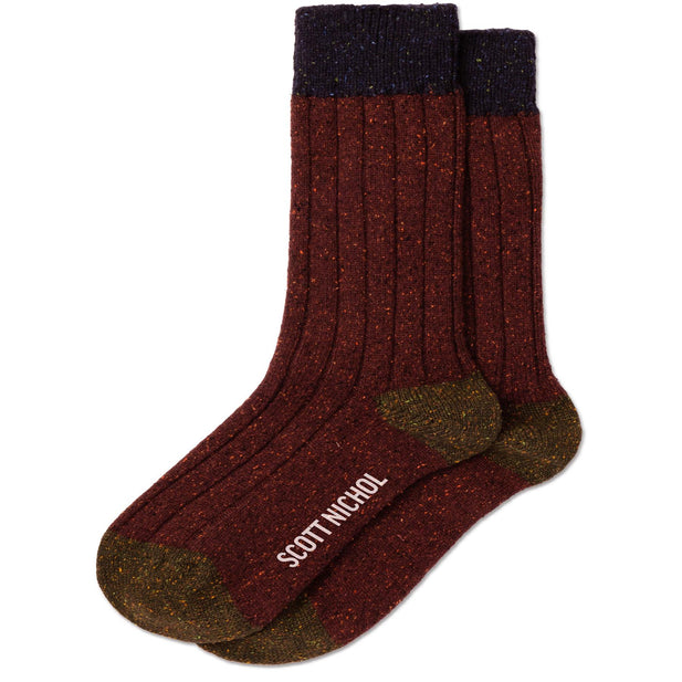 Thornham Wool & Silk Blend Socks - Men's