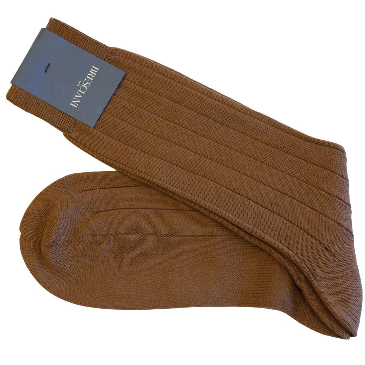 Massimo Pima Cotton Rib Mid Calf Socks - Men's