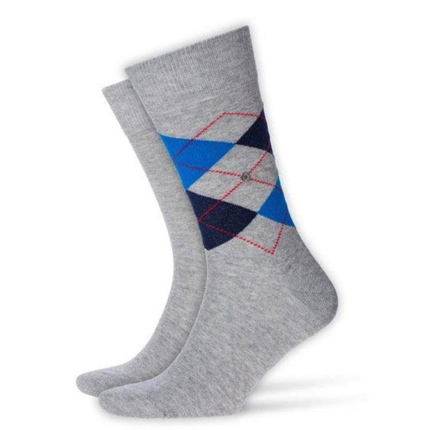 Everyday 2 Pack Argyle & Plain Socks - Men's