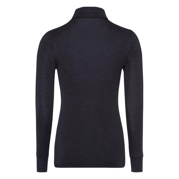 Woolen Silk Turtle Neck Top - Men's