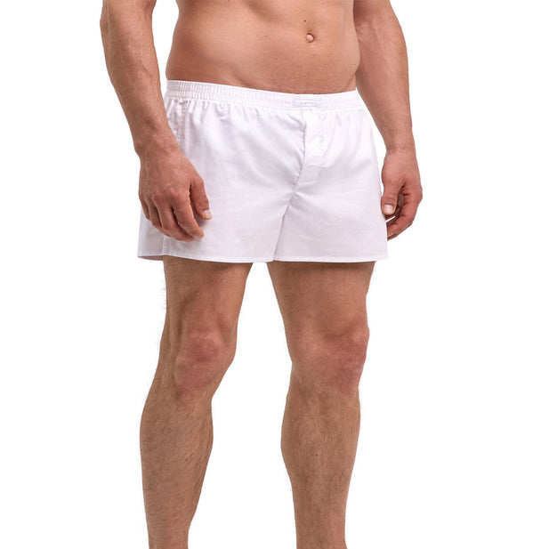 Pure Cotton Woven Boxers - Men's