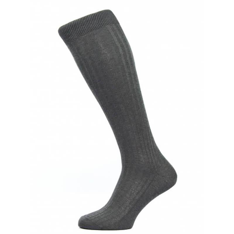 Danvers Cotton Lisle Knee High Socks - Men's