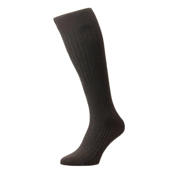 Danvers Cotton Lisle Knee High Socks - Men's