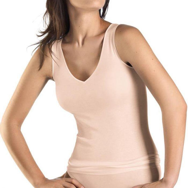 Cotton Seamless Tank Top - Women's