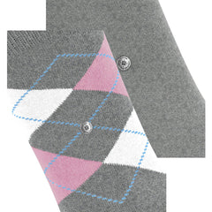 Everyday 2 Pack Argyle & Plain Socks - Women's