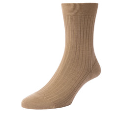 Rose Merino Wool Rib Socks - Women's