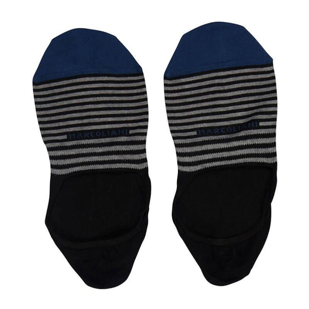 Invisible Touch Pima Cotton Striped Socks - Men's