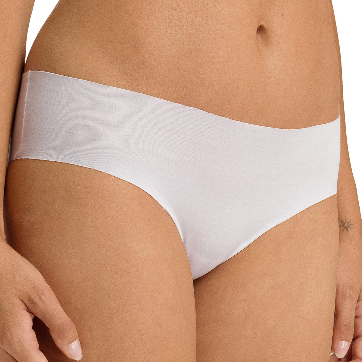 Invisible Cotton Midi Briefs - Women's