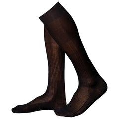 No 10 Egyptian Cotton Knee High Socks - Men's