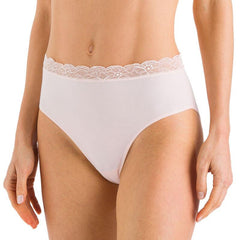 Cotton Lace Maxi Briefs - Women's