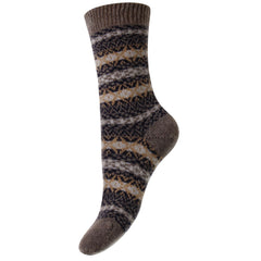 Skye Fair Isle Cashmere Socks - Women's