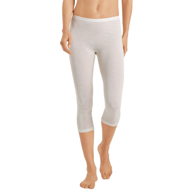 Woolen Silk Crop Leggings - Women's