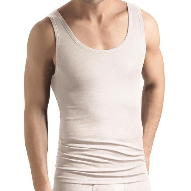 Woolen Silk Vest Top - Men's-Outlet