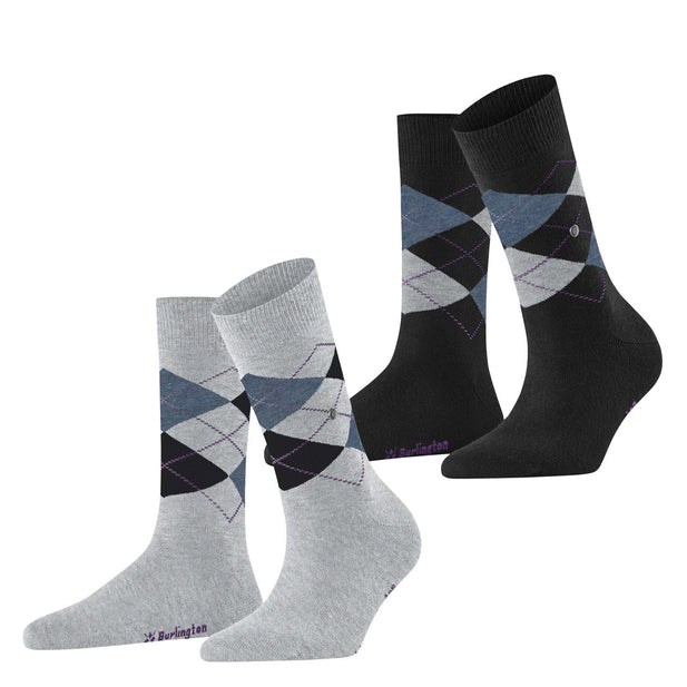 Everyday 2-Pack Argyle Socks - Women's