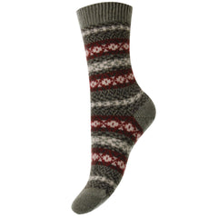 Skye Fair Isle Cashmere Socks - Women's