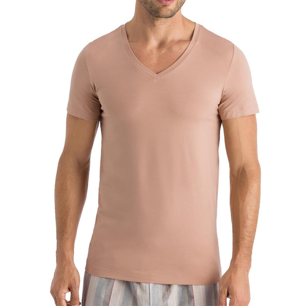 Cotton Superior V Neck T-Shirt - Men's