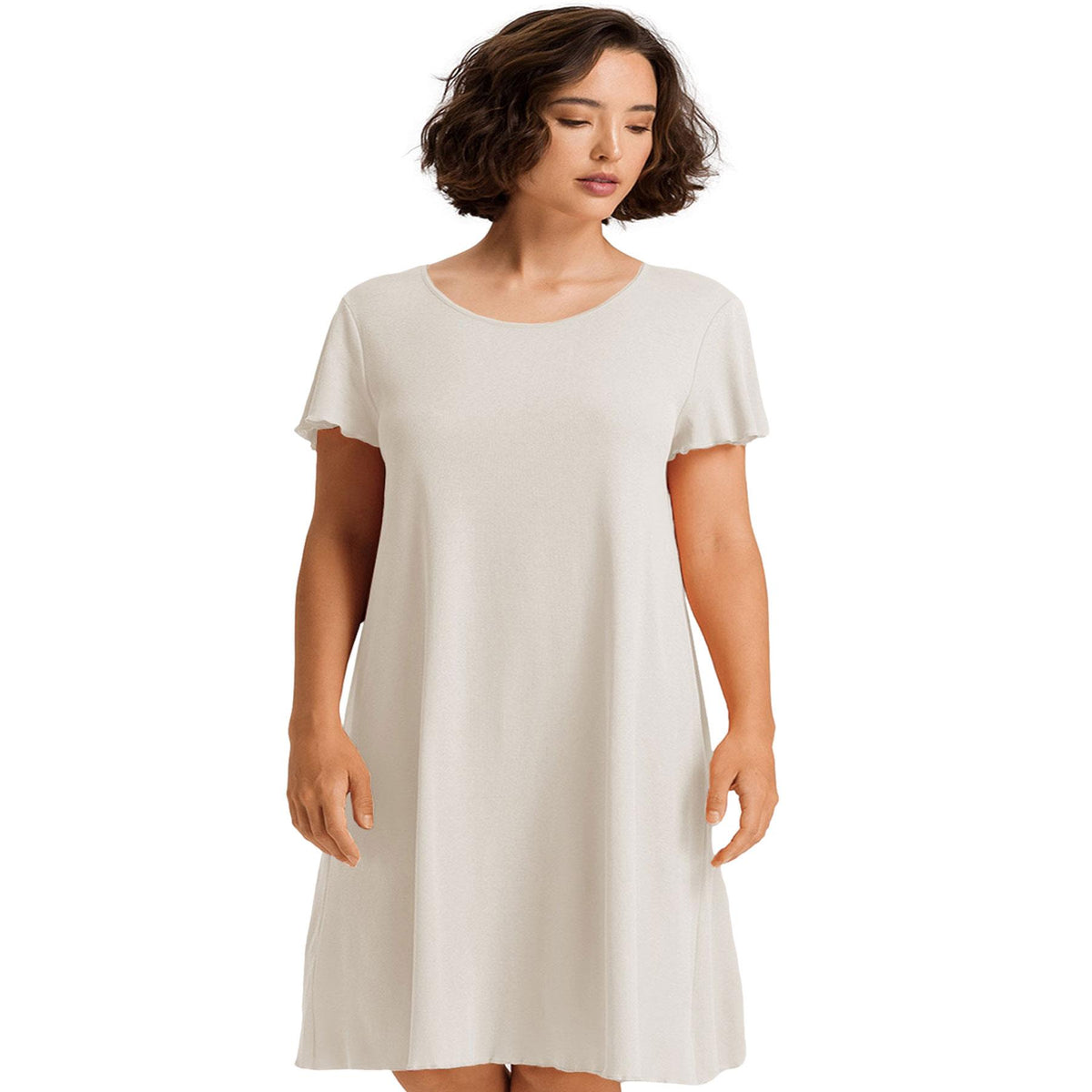 Serena Short Sleeve Nightdress - Women's-Outlet