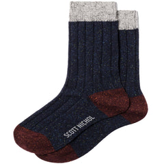 Thornham Wool & Silk Blend Socks - Men's