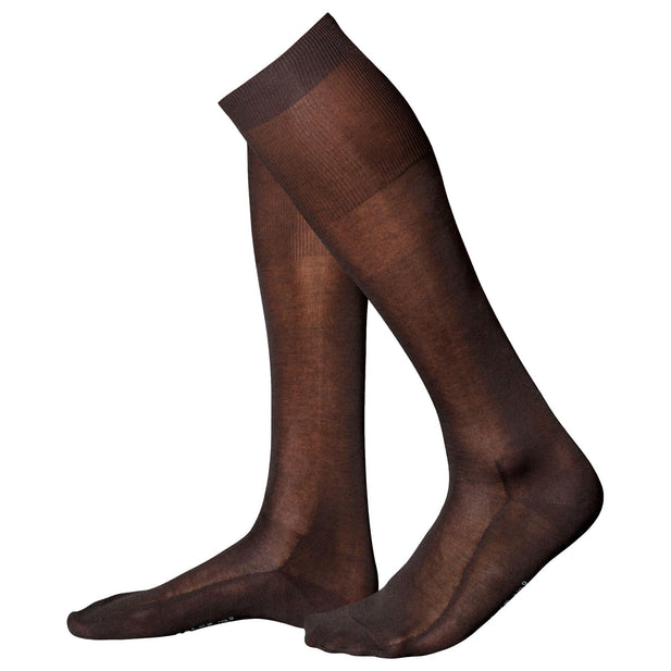 No 9 Egyptian Cotton Knee High Socks - Men's