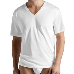 Cotton Sporty V Neck T-Shirt - Men's